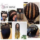 Mannequin Head With Human Hair 16  For Braiding  Styling  Beauty School Practice