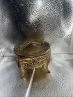Elaborate Vintage Jewelry Casket Box Brass Metal