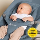 Baby Bouncer Seat 3-in-1 5 5-25lbs Adjustable Heights Oxford Blue Ergobaby Multi