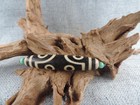 Antique 7 Eyes Energy Tibetan Old Agate Dzi Beads Amulet Tibet Gzi Bead D