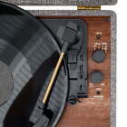 Bluetooth Portable Record Player With 3-speed Turntable   Built-in Speakers 