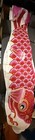 Japanese Koinobori Koi Carp Streamer Vtg Japan Windsock Flag  Xl 114    Gold Eye