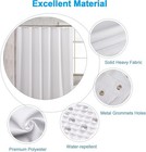 Extra Long Shower Curtains 84 Inches Tall  Waffle Shower Curtain White