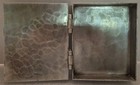 Vintage Aluminum Hand Hammered Box Featuring Ducks In Flight Wendell August   
