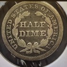 1853 Seated Liberty Half Dime 5c Arrows Ungraded 90  Silver Us Coin Cc29132