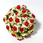 100 Mix Tiny Roses Mulberry Paper Flower Craft Wedding Card Scrapbooking Bouque