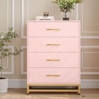 4-drawers Dresser For Bedroom Chest Of Drawers Wood Nightstand Storage Organizer