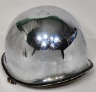 Us Army Military Chrome Helmet Shell And Liner Vintage Metal Wwii M1