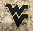 Wv West Virginia Mountaineers Vintage Embroidered Iron On Patch 3  X 3 
