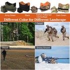 Shooting Hunting Range Sand Bag Combo Set Rifle Gun Bench Rest Stand Front Rear