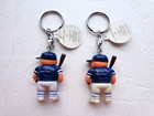 Vintage Mlb  Detoit Tigers  Lil Sports Brat Key Chains  2 Pc  Lot  New Old Stock