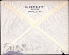 Ethiopia Addis Ababa - Milan Airmail Cover 1950s 50c Emperor Landscape