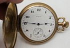 Elgin Grade 386 Model 6 16s 17 Jewels Gold Filled Hunter Case Pocket Watch Runs