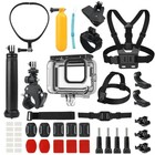 Action Camera Accessories Kit W waterproof Case For Gopro  Neck Mount selfie 