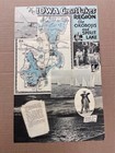 C 1930s Okoboji Spirit Lake Iowa Vacationaland Pictorial Map Brochure Vintage 