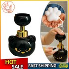 Cute Cat Paw Foam Soap Dispenser 16cm Kitten Foaming Pump Bottle Container Black