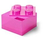 Lego Storage Products  40090801 4-stud Brick Top Lid Glitter Medium Violet New