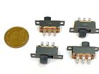 12 X Mini Slide Switch 6-pin 2-position Dpdt On on Slider Switches Black Tiny C1