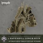 Hexengarde 7 Ravenhill Lower Ruin 32mm Scale Building For Frostgrave Mordheim