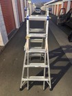 Werner A Frame Aluminum Step Ladder 300 Lb  Capacity  Ladder Size 21    Max 22   
