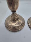 International Sterling Silver Weighted Reinforced 9  Candlesticks N93
