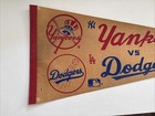 Vintage 1981 World Series Pennant Yankees Versus Dodgers