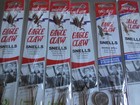 6 Packs Eagle Claw Snell Style 231x Size 2  1 0  2 0  Double Snelled  36 Hooks