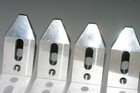 Square Diamond Rough Cut   1 4 20 Aluminum Clamp Set Of Four   No Hardware   