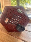 Wheatstone Concertina 48 Buttons English Rosewood Number 36419 Fine Condition