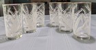 Vtg Mcm  lilly Of The Valley  By Jeanette Glasswear Juice Glasses- 6 Available