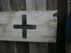 48 Inch Wood Hand Painted Lifeguard Sign Nautical Seafood   s205 