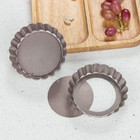 4inch Mini Tart Pan Set Of 6non-stick Small Tart Mold Quiche Pans With Removable