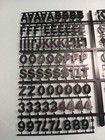Coke Coca-cola 3 4  Two Black Menu Board Letters   Numbers Symbols Set