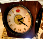 Awesome Schaefer Beer Light Up Rotating Clock Sign Vintage