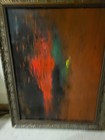 Large  Heavy  Fabulously Framed Abstract Modern Contemporary Work 