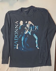 Madonna Madame X Tour Black Grey Med Long Sleeve Soft Concert T-shirt 2019 Read