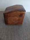 Vintage Italy Leather Embossed Playing Cards  Box Midcentury 3 Parts