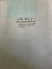 Rare 1 Of A Kind  1915 Lehigh Valley Anthracite Coal Mining Original Manuscript