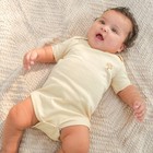 Hebe Baby Organic Cotton Short Sleeve Baby Bodysuit Romper For Newborn Unisex