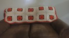 Vintage Hand Quilted Afgan Roses Grandmas Quilt