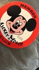 Walt Disney Productions Vintage Mickey Mouse Club Member Sticker New