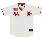 Eric Davis 1990 Cincinnati Reds World Series Cooperstown Jersey Men   s Large