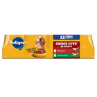 2 Pack - Pedigree Choice Cuts In Gravy Adult Wet Dog Food Beef  13 2 Oz  12 Cans