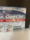 Quikclot 5 Pack Advanced Clotting Gauze 2ft Exp 1-02-27