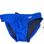 New Nwt Mens Blue Speedo Swim   Dive Team Brief S 30 Solar S Competition Diving