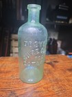 Vtg Dr  Sykes  Sure Cure For Catarrh Bottle Medical Glass Druggist Apothecary