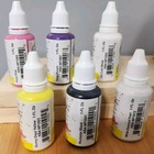 Custom Body Art 12 Color Water Based Acrylic Airbrush Nail Paint Manicure Set