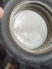 Vintage Firestone Tractor Tire Ashtray Glass Insert 6  Gum Dipped Ground Grip