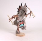 Hopi Kachina  Owl With Fur By Largo
