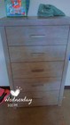 Gray Wood Bedroom Set  Dresser  Chest  Nightstand  Bedframe